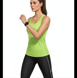 Lauren Ralph Lauren Neon Green Tank Top